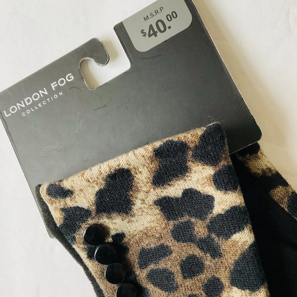 LONDON FOG Women's Touch Screen Compatible Dress Gloves NWT Size OSFM - Picture 4 of 6